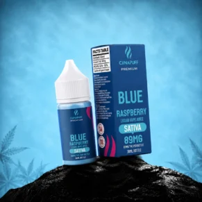 THC Liquid Blue Raspberry 89 mg 30 ml